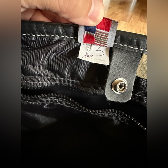 Duluth Trading Sportmans Black Leather Tote - Picture 9 of 16